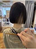 ミニボブ インナーカラーホワイト toyosima