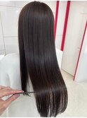髪質改善*オリーブグレージュ*うる艶ストレート*美髪