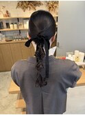 お呼ばれヘア