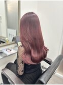 ブリーチなしラベンダーピンク
