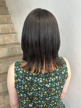 バズ(BUZZ) 夏に向けてオレンジインナーカラー★秋山