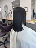 黒髪ナチュラルストレート