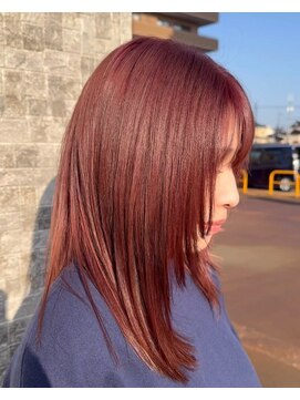 リップルクォート(LIPPUL QOT) ピンクブラウン(ブリーチ1~2回)