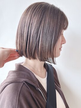 モリオフロムロンドン 原宿本店(morio from London) 【morio 原宿】似合わせボブ　透明感カラー