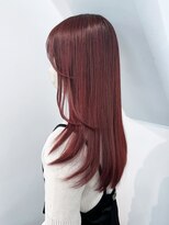 シオン(shion)&nbsp;ロングデザインカラー韓国ヘア顔周りレイヤー_ba541732