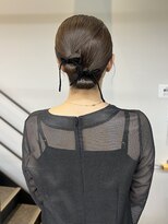 ヌープヘアーアイス(NUUP.hair ici)&nbsp;20代30代大人気♪ピンクカラー×リボンアレンジ特別なイベントに