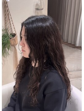 シアン 栄店(CYAN.) ブリーチ縮毛矯正をしている方もできるパーマスタイル