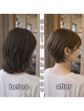 エイミーバイアフロート(amie by afloat) 大人ショートボブ