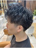 ◎短髪アクティブショートピンパーマで大人カジュアル