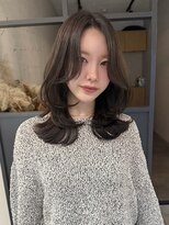 エトワ 中央店(etoi)&nbsp;大分ミディアムボブレイヤーかるめ韓国レイヤーくびれスタイル