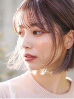 メルバ(Melva)&nbsp;黒髪/ボブルフ/ネビージュ/小顔/ワンレン/カット/髪質改善/前髪