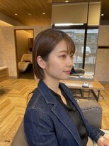 ラブーム(La Boom)&nbsp;フェイスラインが美しく見えるショートボブ