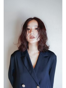 在り家 別邸(bettei) 《在り家　別邸》ミディアムスタイル×ボルドーカラー
