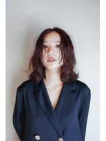在り家 別邸(bettei) 《在り家 別邸》ミディアムスタイル×ボルドーカラー