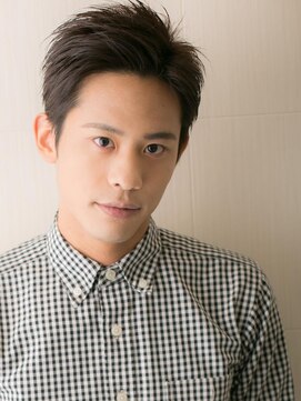 モッズヘア メン 上尾東口店(mod's hair men) ダークブラウン爽やかビジネス刈り上げ短髪メンズショートY上尾
