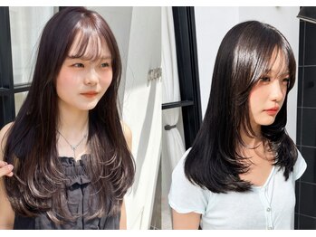 クロレ(CLORE)の写真/《カウンセリングであなたに似合う顔まわり、レイヤーカットをご提案◎ワンカールでできるスタイリング♪