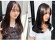 クロレ(CLORE)の写真/《カウンセリングであなたに似合う顔まわり、レイヤーカットをご提案◎ワンカールでできるスタイリング♪