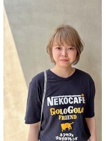ブランチヘアー(branch hair)&nbsp;ミルクティーベージュ×レイヤーショート