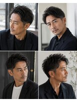 MEN's Baguz MEN'Sカット/ MEN'Sパーマ/ MEN'Sカラー 大人メンズ無造作ウェーブセンターパート刈り上げパーマ