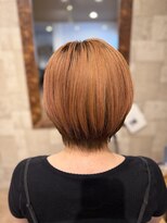 ヘアサロン アプリ(hair salon APPLI) 艶めく大人の丸みショートボブ◎