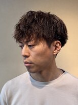 シーン(seen.) ラウンドマッシュ×縮毛パーマ