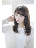 内巻きナチュラルストレート◎30代40代50代60代