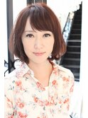 大人な柔らかボブ