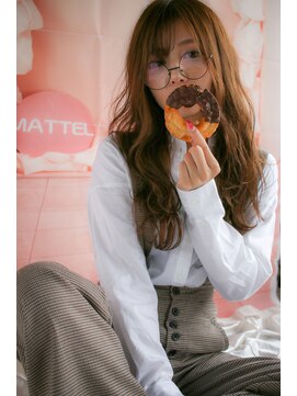 マーリャヘアー(mallia hair) シースルーバングうるつやロンググレージュ