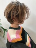 【NAiVE hair】ベージュカラーxベリーショート