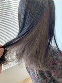 ベージュ♪インナーカラー