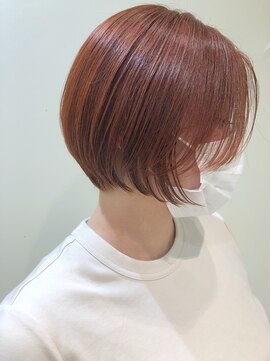 パーク(PAAQ) 【PAAQ田中智大】オレンジ×丸みショートヘア