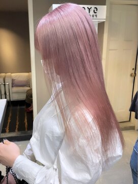 ベレーザ 渋谷(BELEZA) ba1058_ミルクティーピンクベビーピンクシースルーバンク