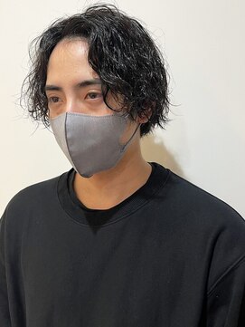 ウクラ バイ レシッド 池袋(uchla by rcid) イメチェン☆爽やかセンターパート黒髪ツイストスパイラルミディ