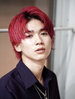 アルファ 新宿(alpha)&nbsp;フェザーパーマ/ブルーブラック/刈り上げセンターパート[新宿]