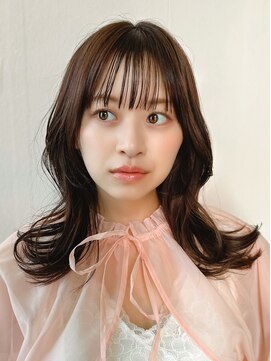 ジョエミバイアンアミ(joemi by Un ami) ★イメチェン似合わせ大人ガーリープラカールチョコレートカラー