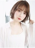 ボブ　チョコレート×髪質改善 [髪質改善/縮毛矯正]