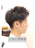 就活ヘアスタイル/爽やか/清潔感/刈り上げないツーブロック