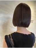 顎ラインボブ艶髪カラー*10代/20代/30代