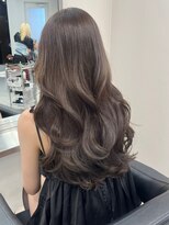 ベレーザシェルト(Beleza scelto)&nbsp;4807髪質改善グレージュカラーレイヤーロング韓国ワンホンヘア