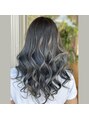 ヘアブロス 水戸店(hair BROS) グレージュカラーのハイライトで立体感のあるお洒落なスタイルに