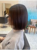 つやつやボブ×30代綺麗めブラウンカラー