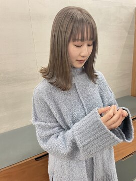 ニール シトロン 名古屋 伏見 丸の内(NEELU citron) 【Neelu_citron_tomoya】1ブリーチでつくるグレーベージュ