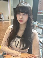 ユーフォリア 青山(Euphoria)&nbsp;ナチュラルロングウルフレイヤー10代20代30代韓国ヘア