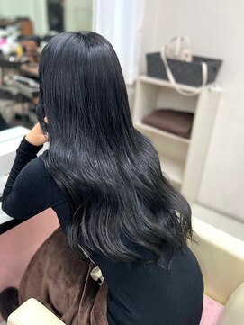 シーズン 大阪(SEASON) 【エクステ】ブルーブラック/韓国ヘア/エクステ専門店大阪