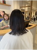毛先コテ巻きパーマ