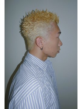 メリケンバーバーショップ トーキョー(MERICAN BARBERSHOP TYO) メンズカットアップバングスパイキーショート(ヌマタユウト)42