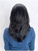 美髪韓国ヘア顔周りレイヤーロング_ba542891