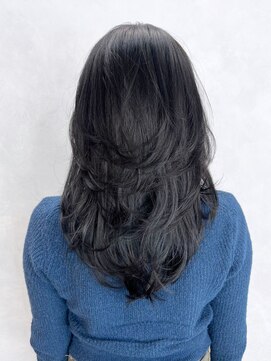 アイティーバイアルバム 松戸店(IT by ALBUM) 美髪韓国ヘア顔周りレイヤーロング_ba542891