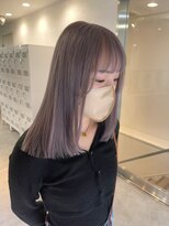 リムレスバイサンク 万代 新潟駅(LIMLESS by cinq)&nbsp;ラベンダーベージュミルクティーベージュカラーブリーチ力ラー