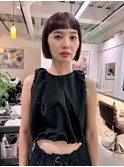 ＊オン眉×ぱっつんボブ＊